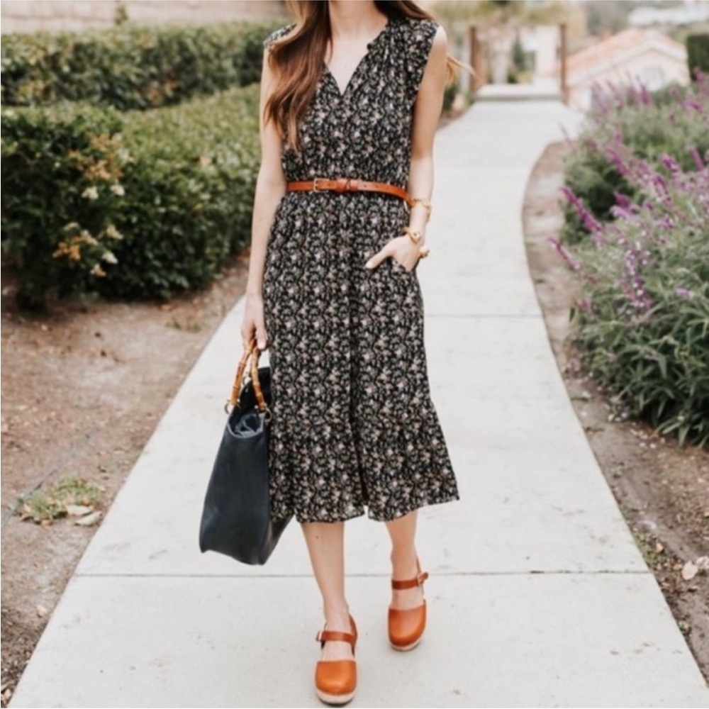 J. CREW MERCANTILE VINTAGE FLORAL DRESS - NWT